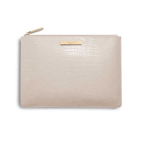 Katie Loxton Large Celine Faux Croc Luxe Clutch 